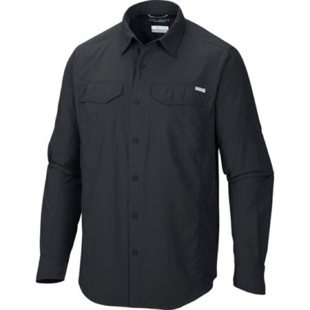 Columbia Omni-Shade Men's Black Casual Button Down Shirt